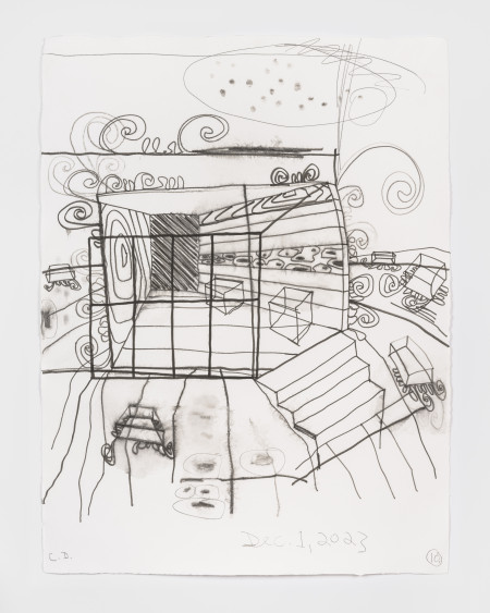 Empty Spaces (10), Watercolor and graphite on paper