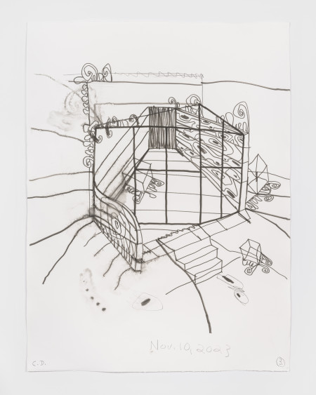 Empty Spaces (3), Watercolor and graphite on paper