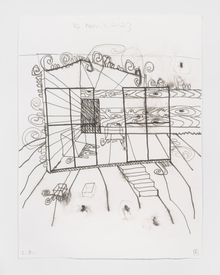 Empty Spaces (4), Watercolor and graphite on paper