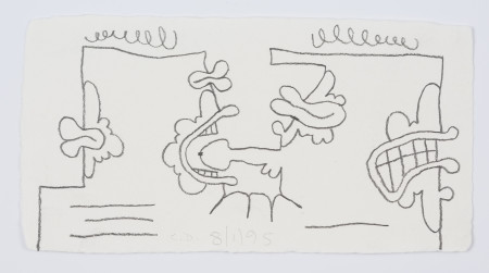 First Contact (8/1/95), Pencil on paper