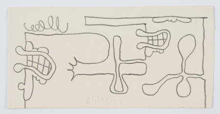 First Contact (8/1/95), Pencil on paper