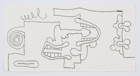 First Contact (8/2/95), Pencil on paper