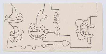 First Contact  (8/8/95), Pencil on paper