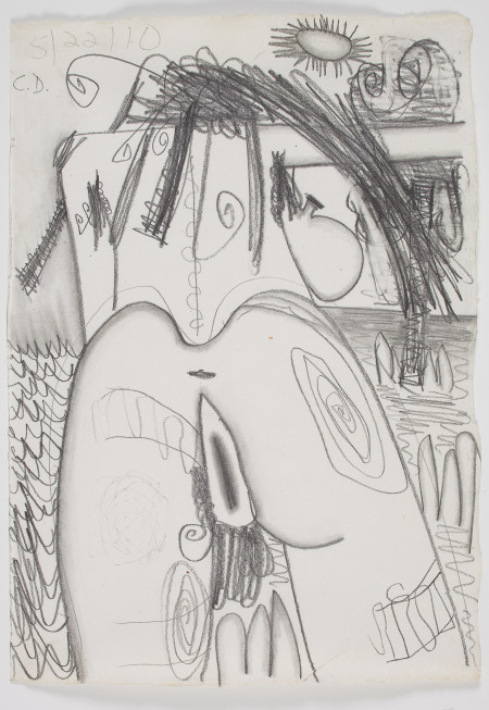 Study for Bathers, Graphite on paper