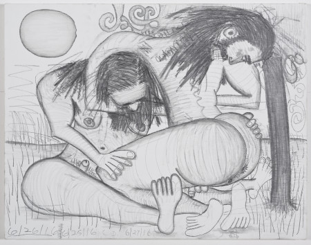 The Golden Age (6), Pencil on gessoed linen