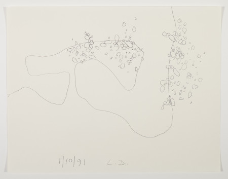Untitled (1/10/91), Pencil on paper