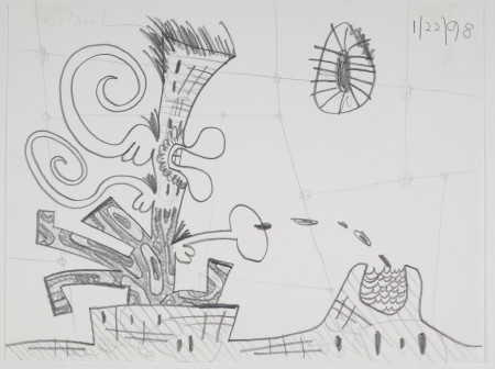 Untitled (1/22/98), Pencil on paper
