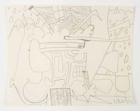 Untitled (10/20/01), Pencil on paper