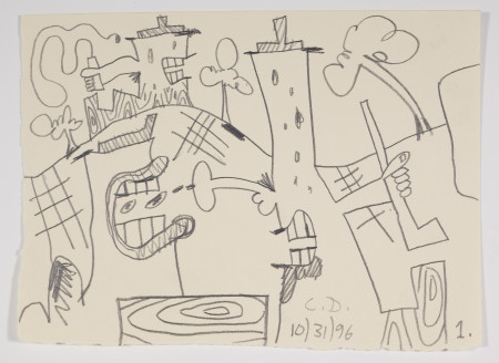 Untitled (10/31/96), Pencil on paper