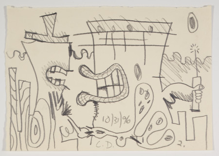 Untitled (10/31/96), Pencil on paper