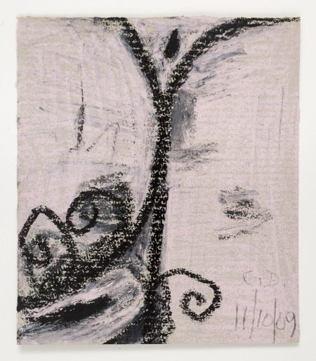 Untitled (11/10/09), Crayon and pencil on paper