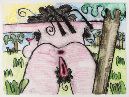 Untitled (11/22/08), Crayon and pencil on paper