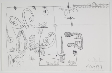 Untitled (11/29/98), Pencil on paper