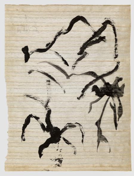 Untitled (11/7/82), Flashe and pencil on wood paper