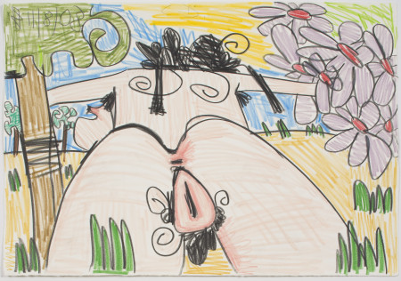 Untitled (11/8/08), Colored pencil on paper