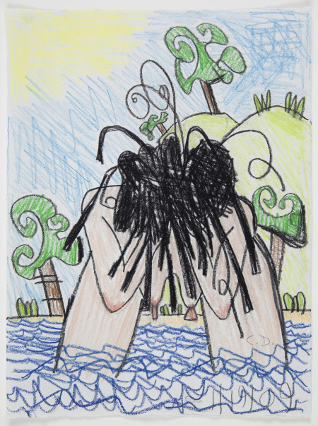 Untitled (11/9/09), Colored pencil on paper