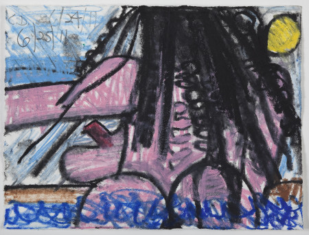 Untitled (11), Watercolor crayon and pencil on paper