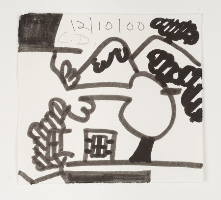 Untitled (12/10/00), Permanent marker on paper