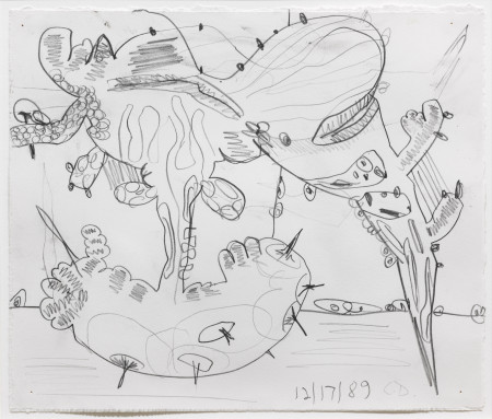 Untitled (12/17/89), Pencil on paper