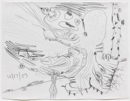Untitled (12/17/89), Pencil on paper