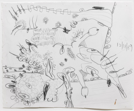 Untitled (12/18/89), Pencil on paper