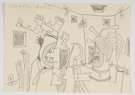 Untitled (12/21/96), Pencil on paper