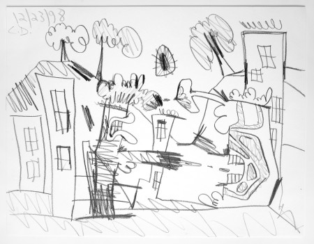 Untitled (12/23/98), Graphite on paper