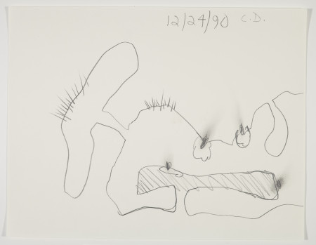 Untitled (12/24/90), Pencil on paper