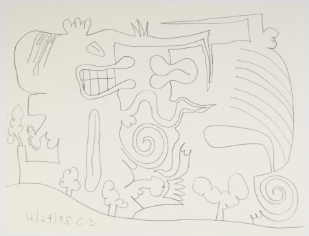Untitled (12/24/95), Pencil on paper