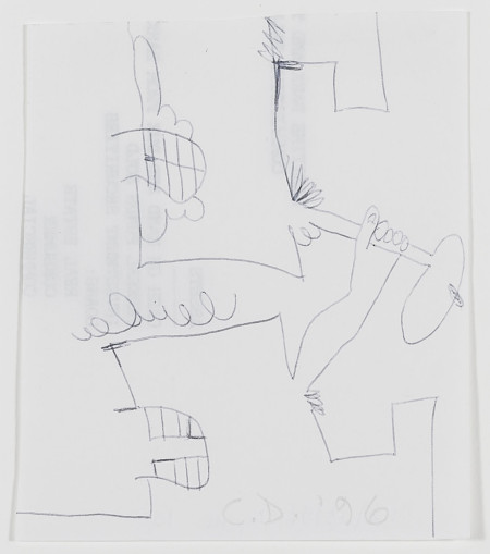 Untitled (12/25/96), Pen on paper