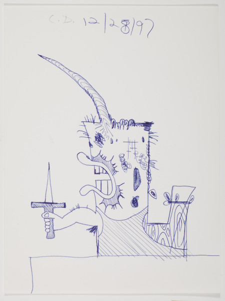 Untitled (12/28/97), Pen and pencil on paper