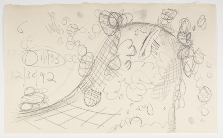 Untitled (12/30/92, 1/1/93), Pencil on paper