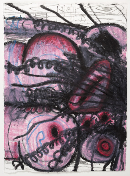 Untitled (12/8/11), Crayon and pencil on paper