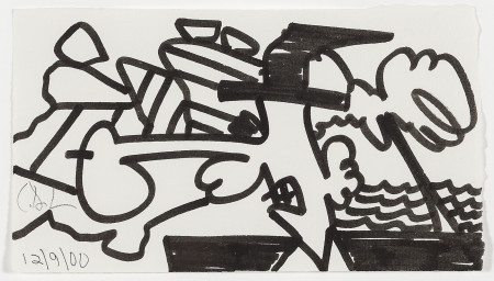 Untitled (12/9/00), Marker on paper