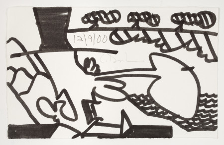 Untitled (12/9/00), Permanent marker on paper