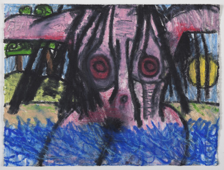 Untitled (15), Watercolor crayon and pencil on paper