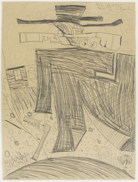 Untitled (2/16/05 - 2/17/05), graphite on paper