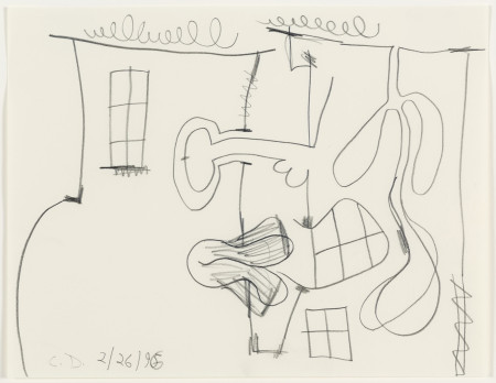 Untitled (2/26/96), Graphite on paper