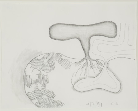 Untitled (2/7/91), Pencil on paper