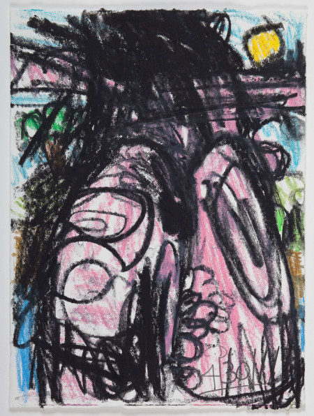 Untitled (2), Watercolor crayon and pencil on paper