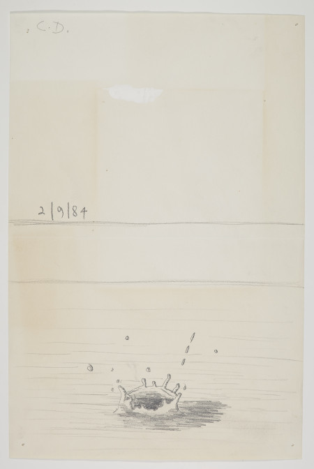 Untitled (2/9/84), Acrylic and pencil on paper