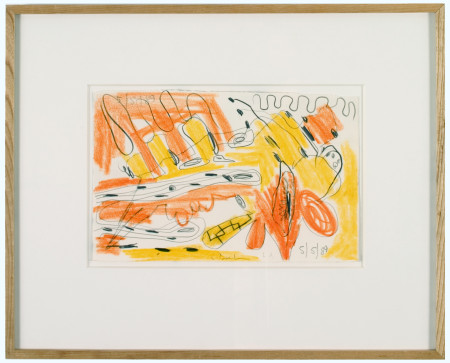 Untitled, Pencil and crayon on paper