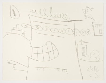 Untitled (3/2/96), Pencil on paper