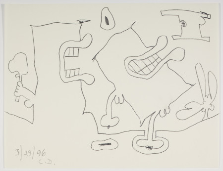 Untitled (3/29/96), Pencil on paper