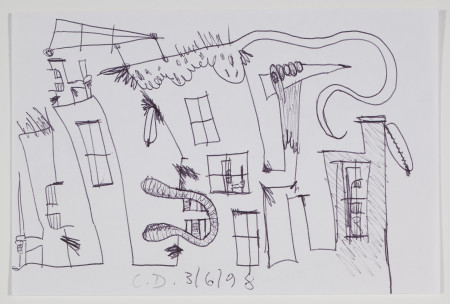 Untitled (3/6/98), Pen and pencil on paper