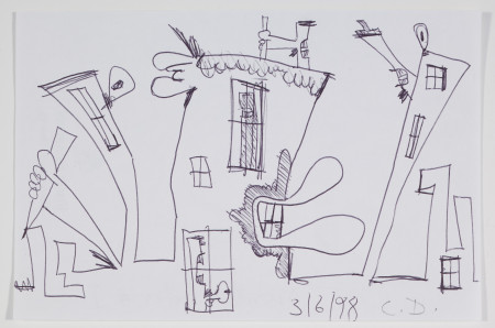 Untitled (3/6/98), Pen and pencil on paper