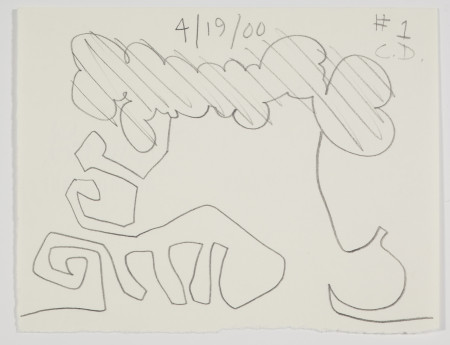 Untitled (4/19/00), Pencil on paper