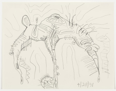 Untitled (4/28/91), Pencil on paper
