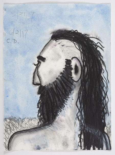 Untitled (5/21/17, 5/27/17, 6/2/17), Watercolor crayon and pencil on paper