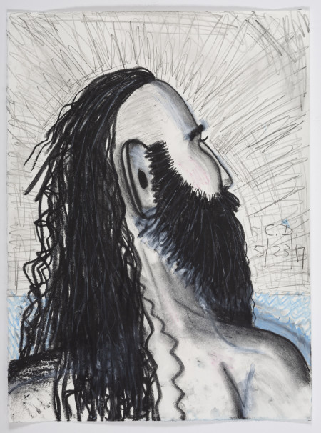 Untitled (5/23/17), Watercolor crayon and pencil on paper